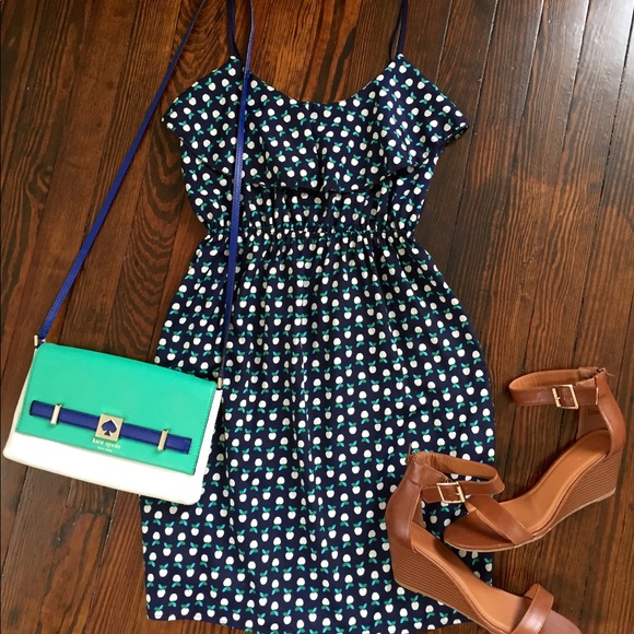 Dresses & Skirts - Apple print sun dress, spaghetti strap